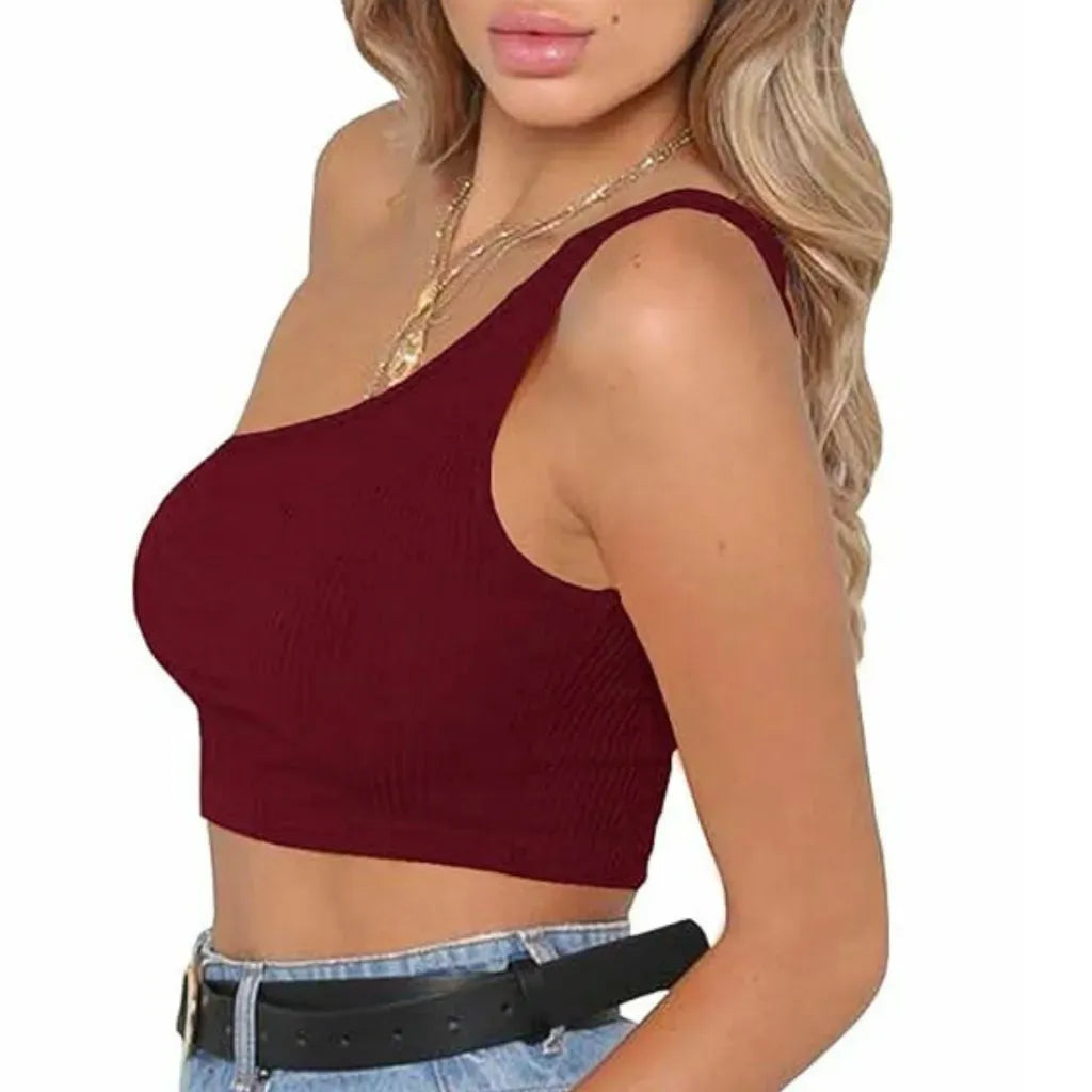 Cropped Top Regata - vermelho